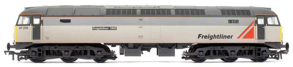 Pre-Owned Class 47/3 47376 'Freightliner 1995' Freightliner Grey Diesel Locomotive - Weathered