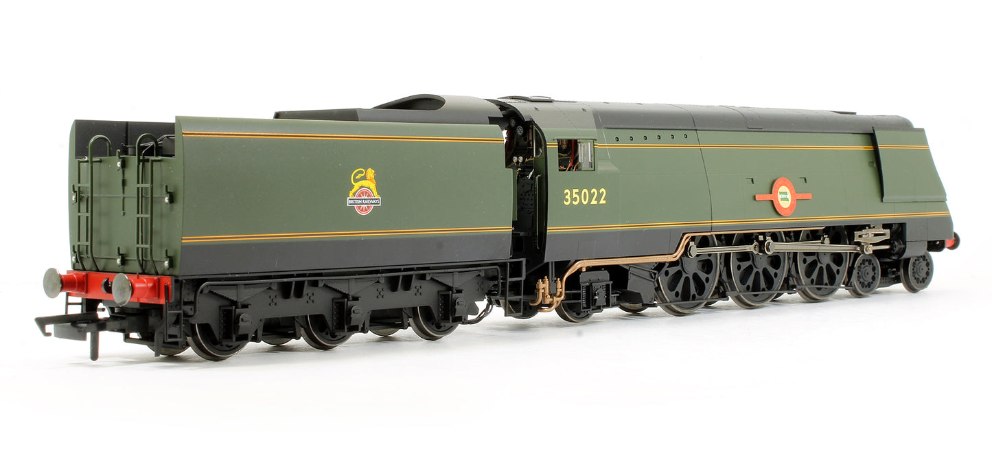 BR Green 4-6-2 Merchant Navy Class (Original) 'Holland America Line' No.35022 Steam Locomotive