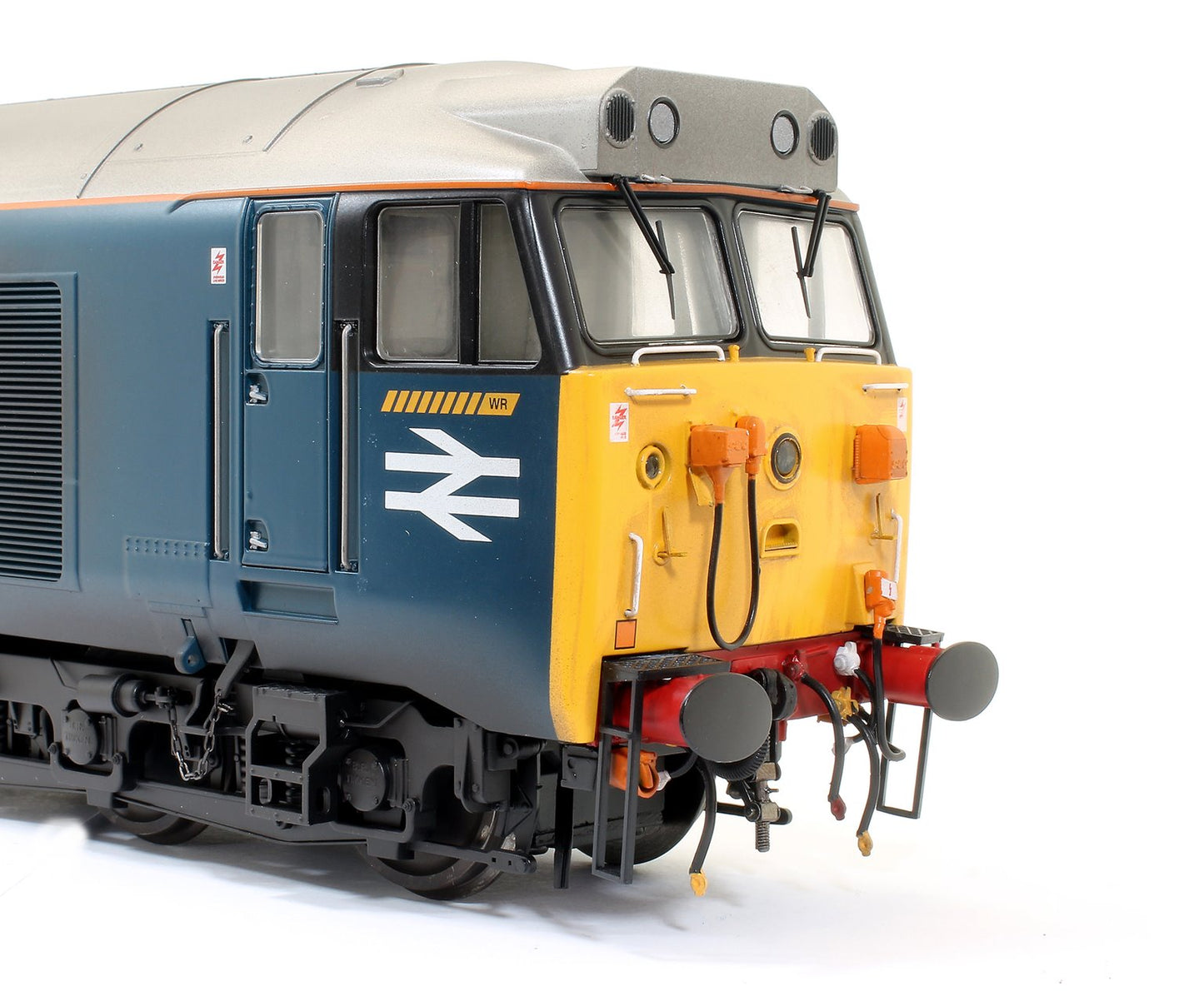 Class 50 019 'Ramillies' Departmental Blue Diesel Locomotive - Weathered