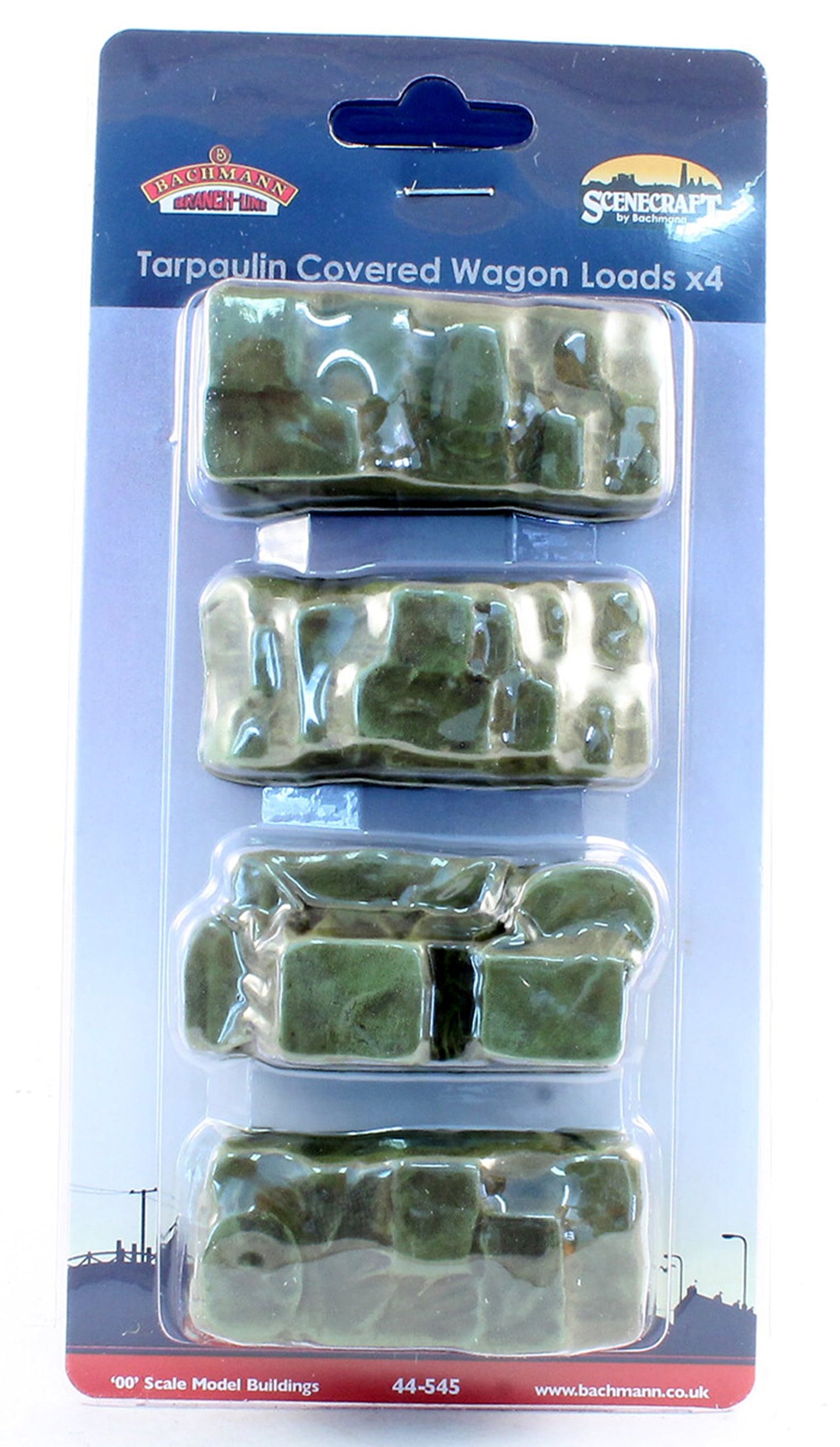 44-545 Tarpaulin Covered Wagon Loads x 4