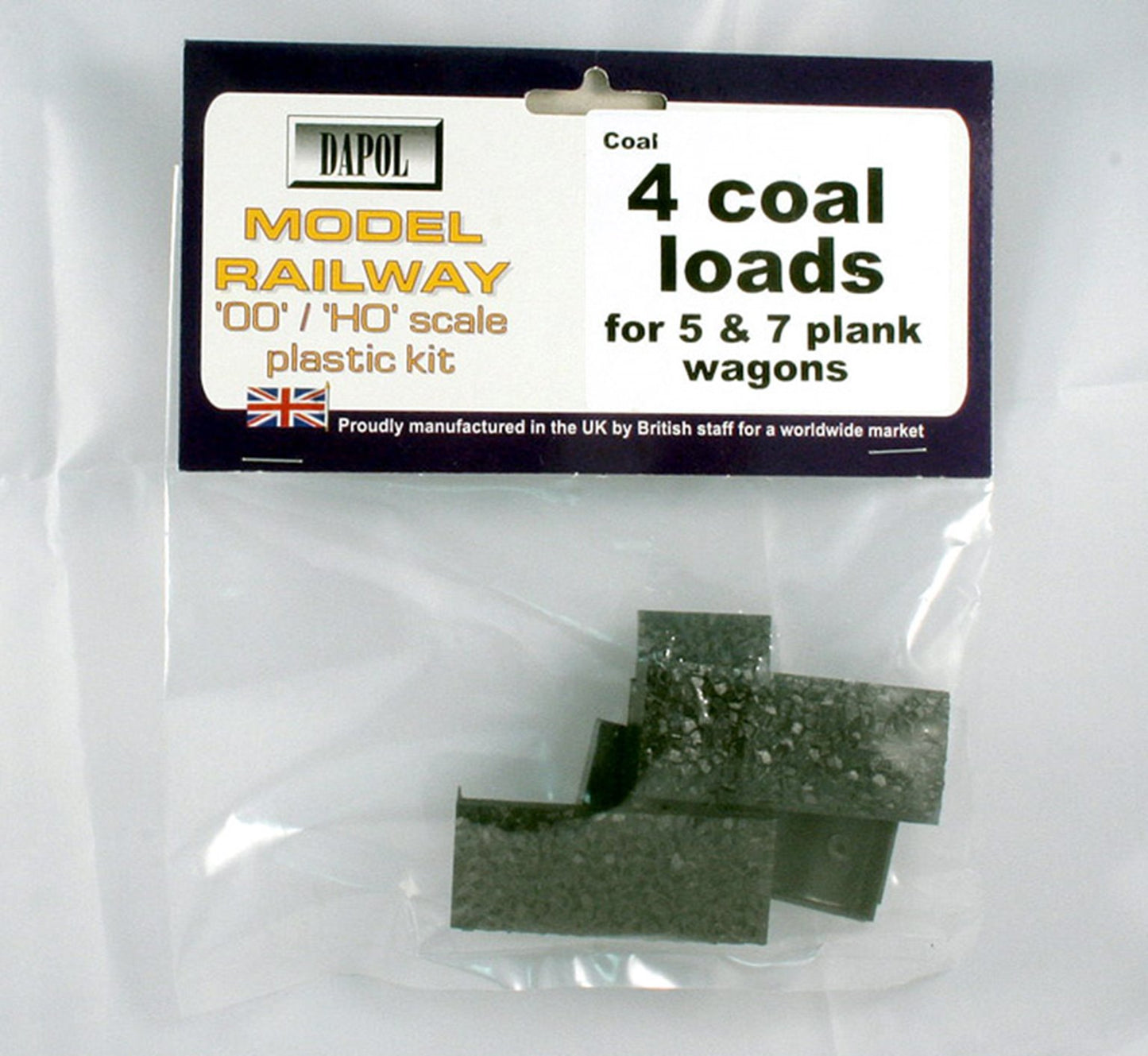 4 Coal Loads for 5/7 Plank Wagons