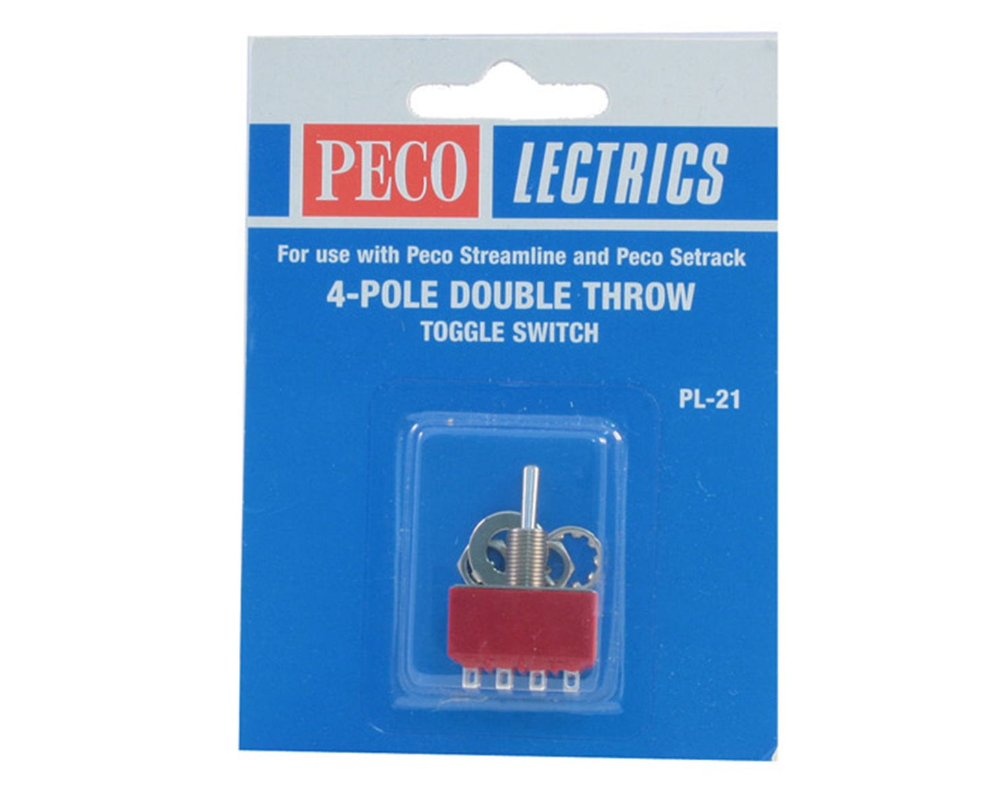 PL21 4 Pole Double Throw Toggle Switch