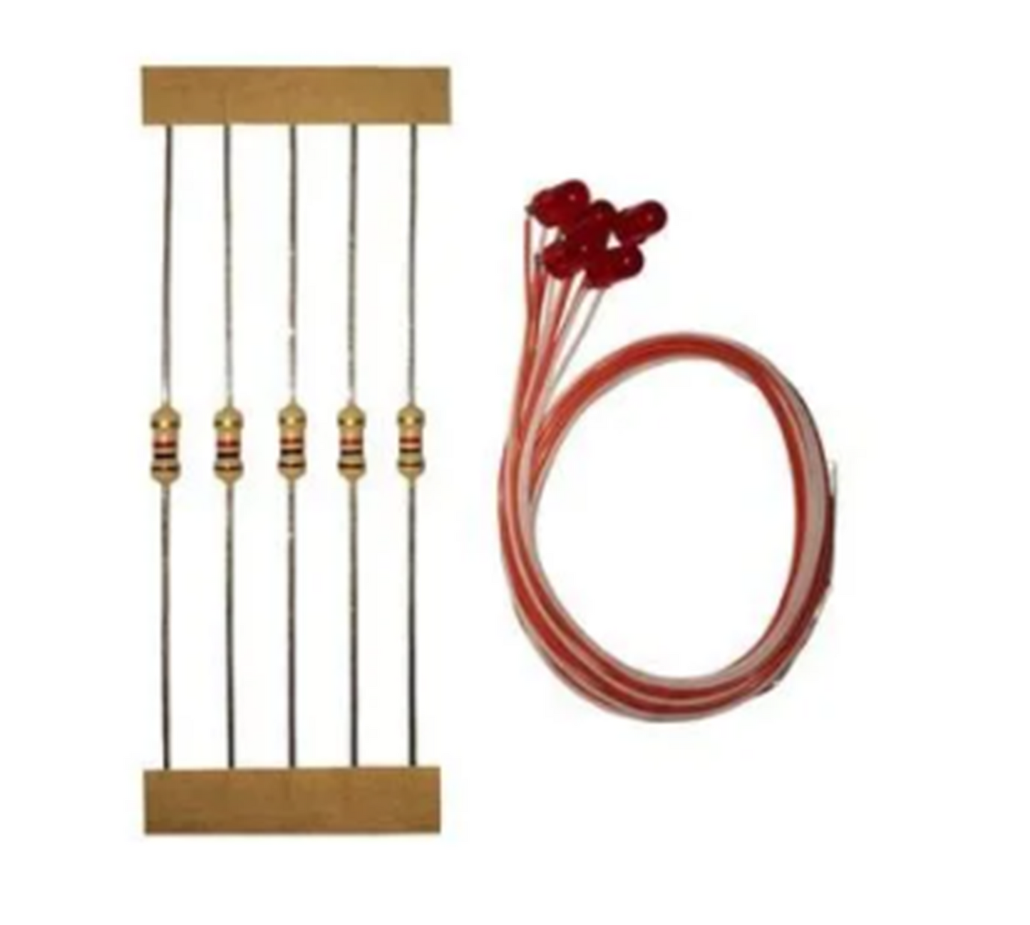 Replacement Pre-wired Red LED (Pack of 5)