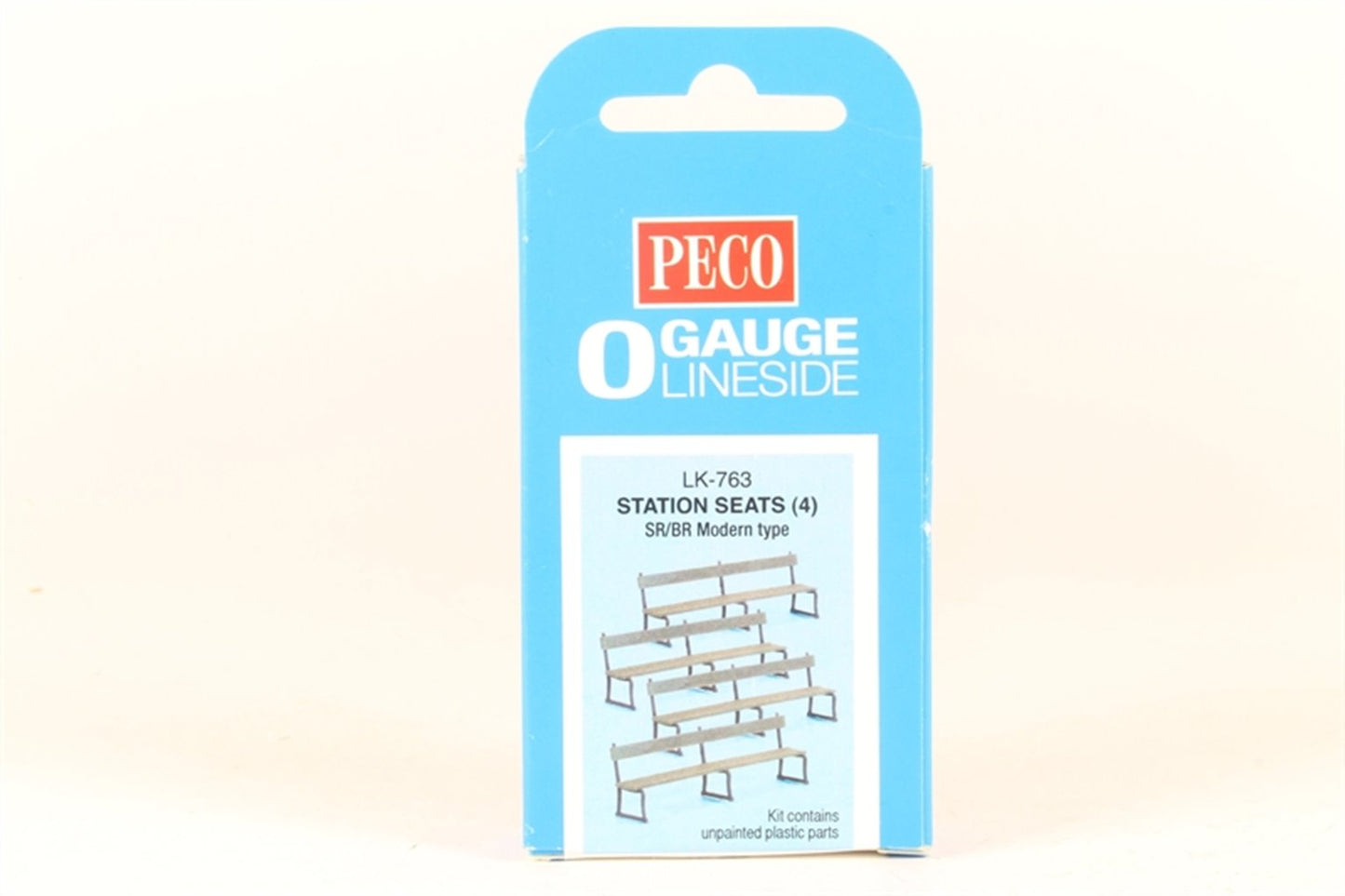 Peco LK-763 Station Seats (4) SR/BR Modern Type Kit