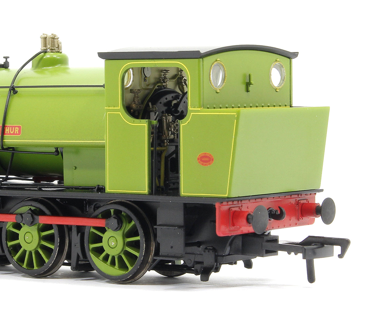 Pre-Owned 16" Hunslet "Arthur" Markham Main Colliery Lined Green - Steam Tank Locomotive - DCC Sound