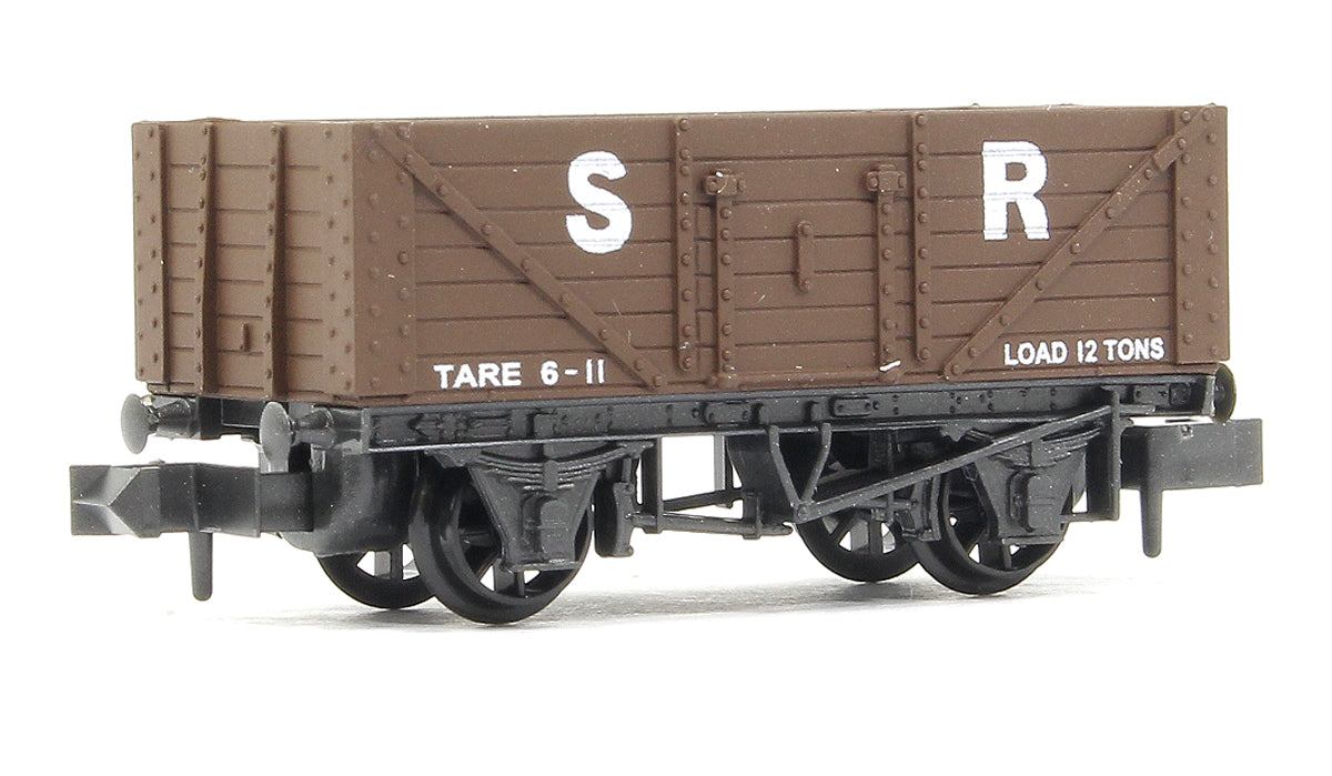 Pre-Owned NR41S 7 Plank Coal Wagon, SR Brown