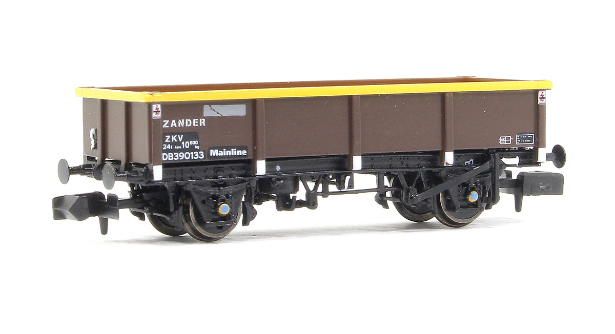 Pre-Owned ZKV Zander Brown with Yellow Stripe and Mainline branding #DB390133 - Single Wagon