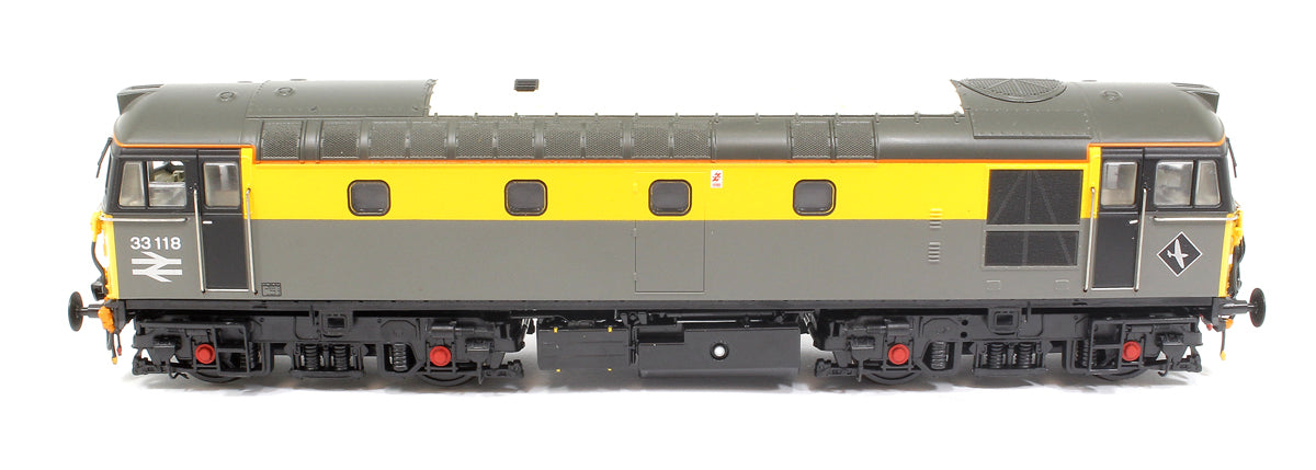 Pre-Owned Class 33/1 33118 BR Civil Engineers Grey/Yellow Diesel Locomotive - DCC Fitted