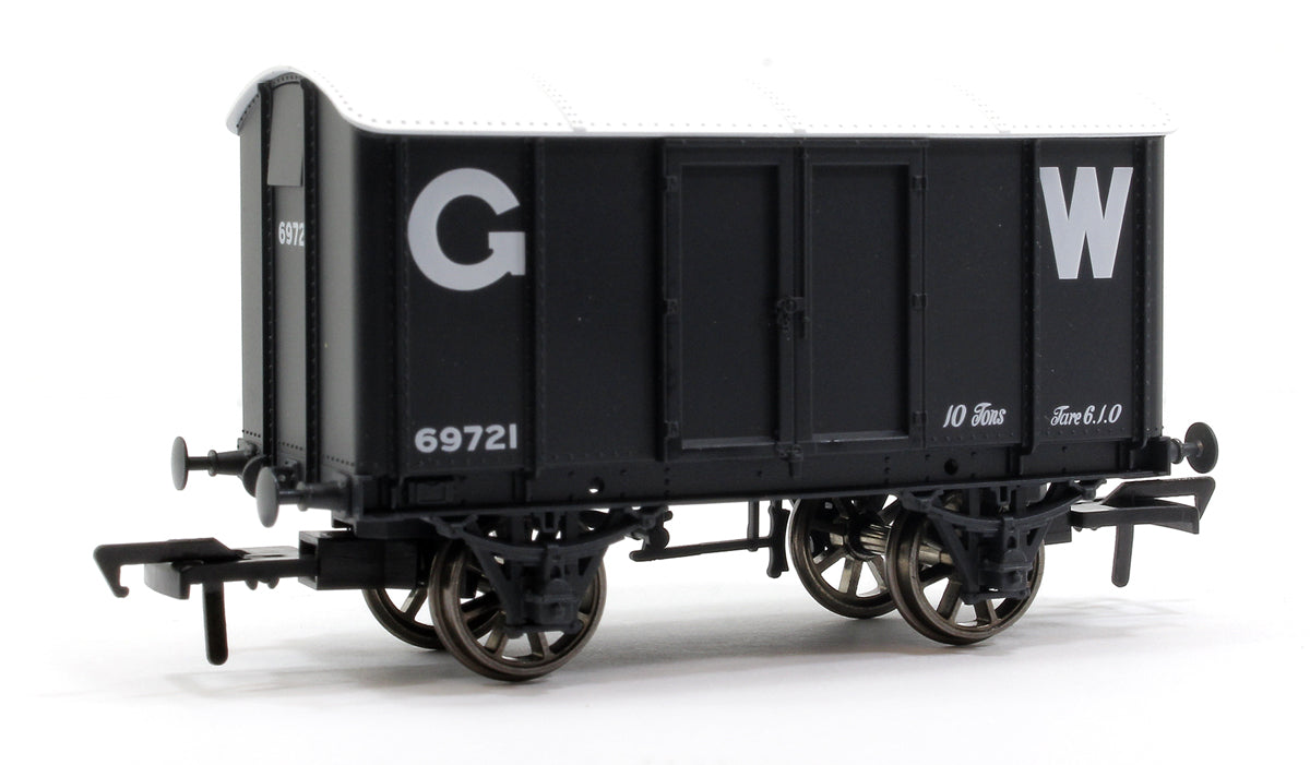 GWR ‘Iron Mink’ Van No. 69721, GWR grey (25in lettering)