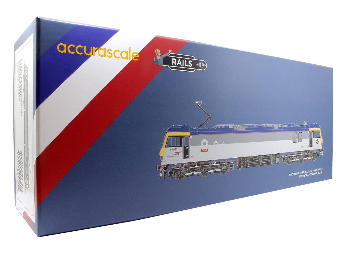 Pre-Owned Class 92 023 'Ravel' SNCF Grey Electric Locomotive