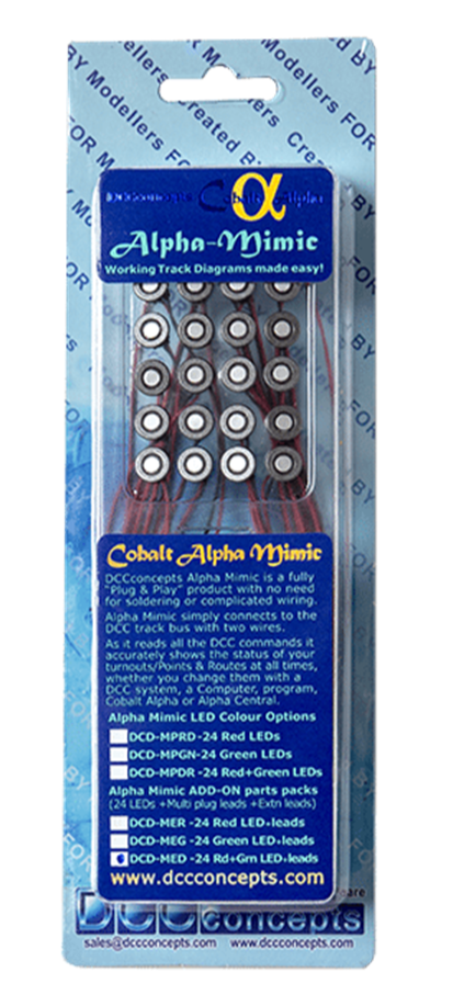 DCD-MEG Alpha Mimic Add-On LEDs + leads (Green)