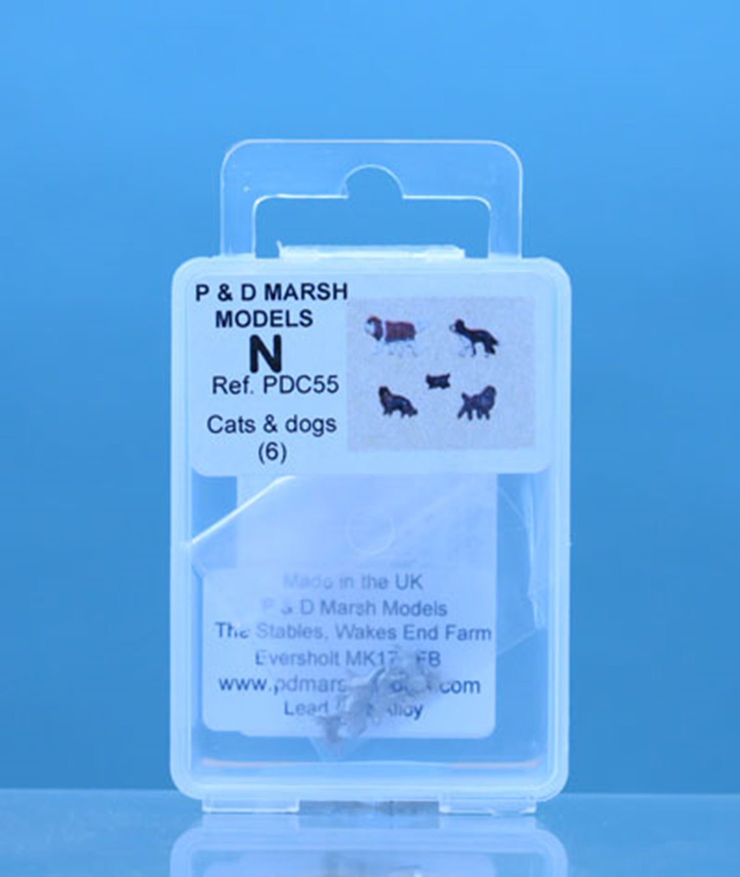 N Gauge Cats & Dogs - UNPAINTED
