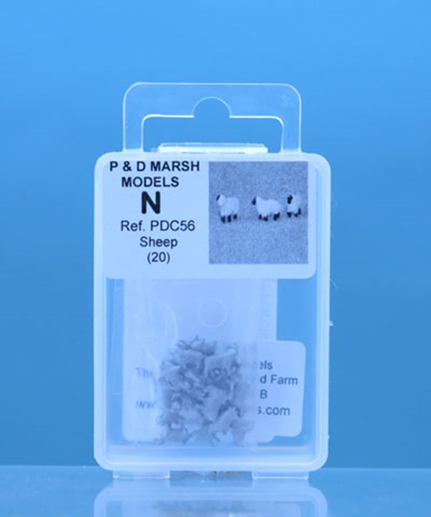 N Gauge Sheep - UNPAINTED