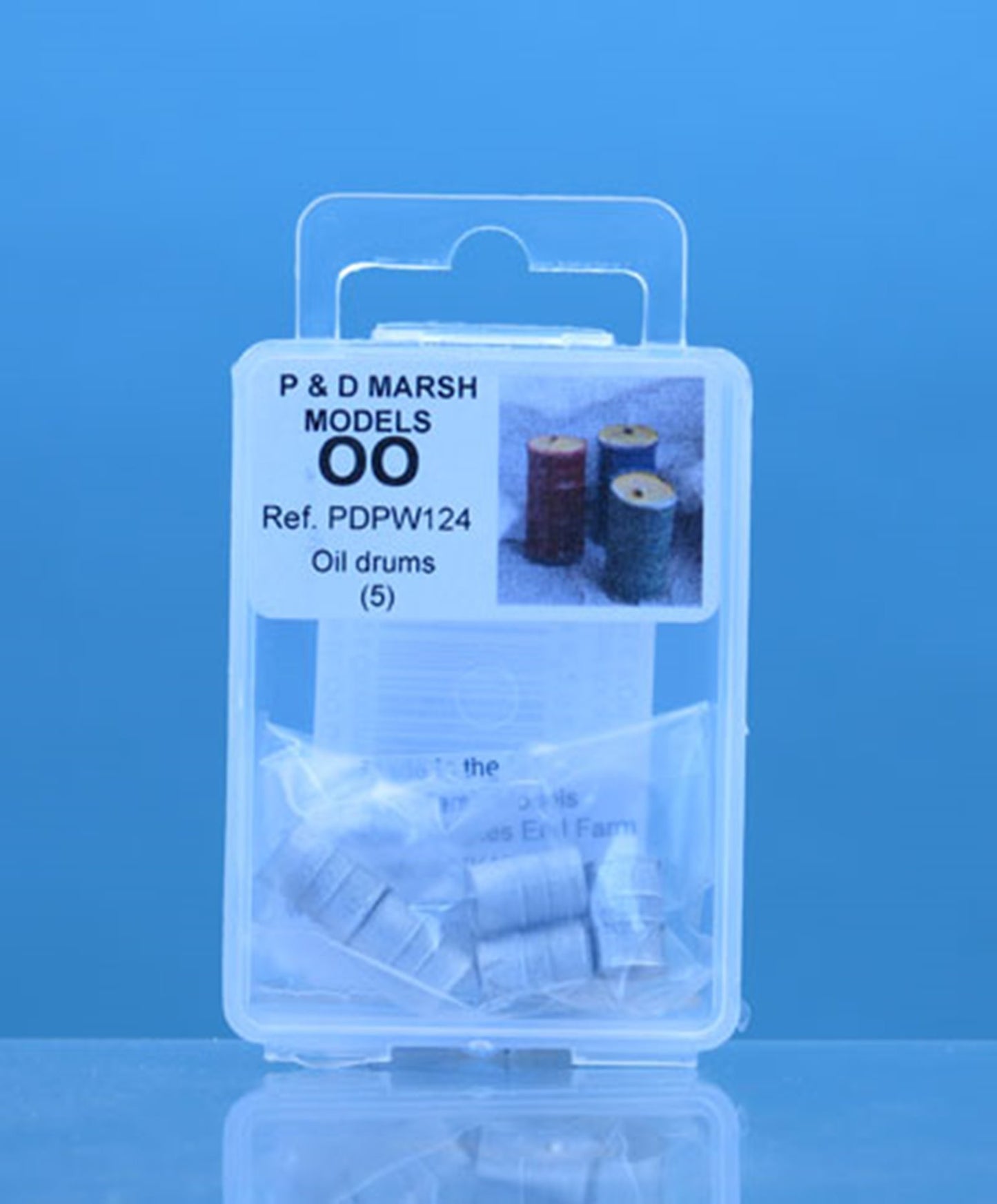 OO Gauge Oil Drums - UNPAINTED