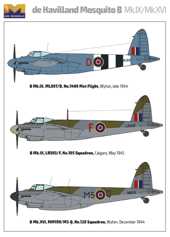 Mosquito B Mk IX/XVI RAF Model Kit