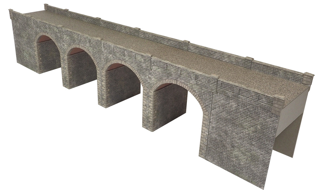 Metcalfe Models PO241 DOUBLE TRACK STONE VIADUCT KIT – Rails