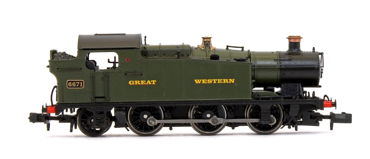 Class 56xx GWR Unlined Green (Great Western Lettering) 0-6-2 Tank Locomotive No.6671
