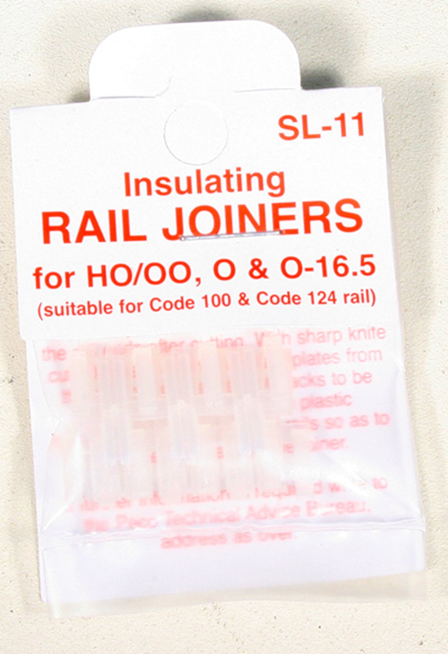 SL11 - Code 100 - Pack of 12 insulated rail joiners