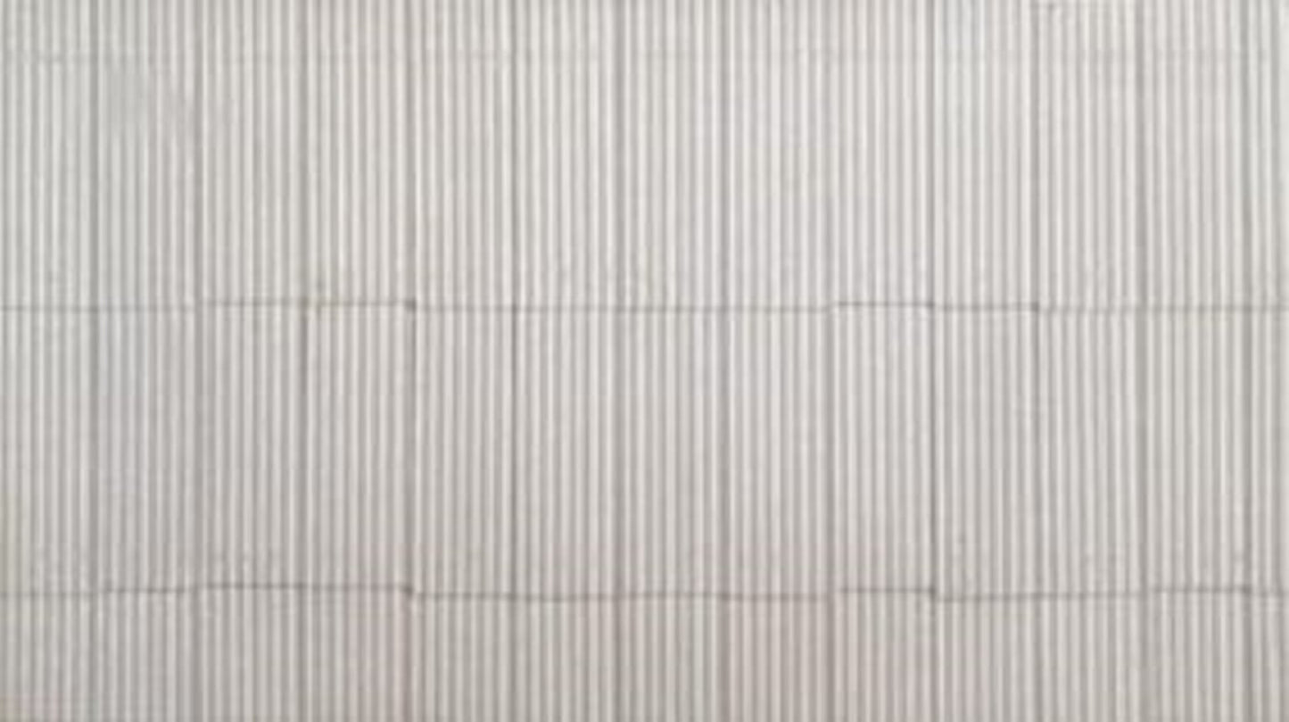 Corrugated Iron - injection moulded plastic sheets (4 Sheets)