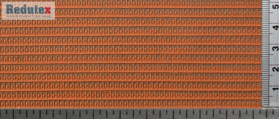 French Tile STANDARD 1:76 OO 3D Self Adhesive Texture Sheet