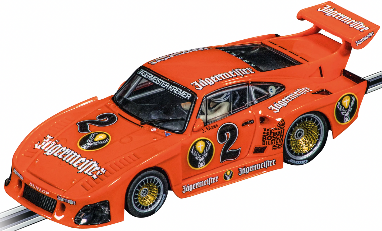 Carrera EVOLUTION Porsche Kremer 935 K3 Jägermeister Racing Team, No.2 1:32 Slot Car