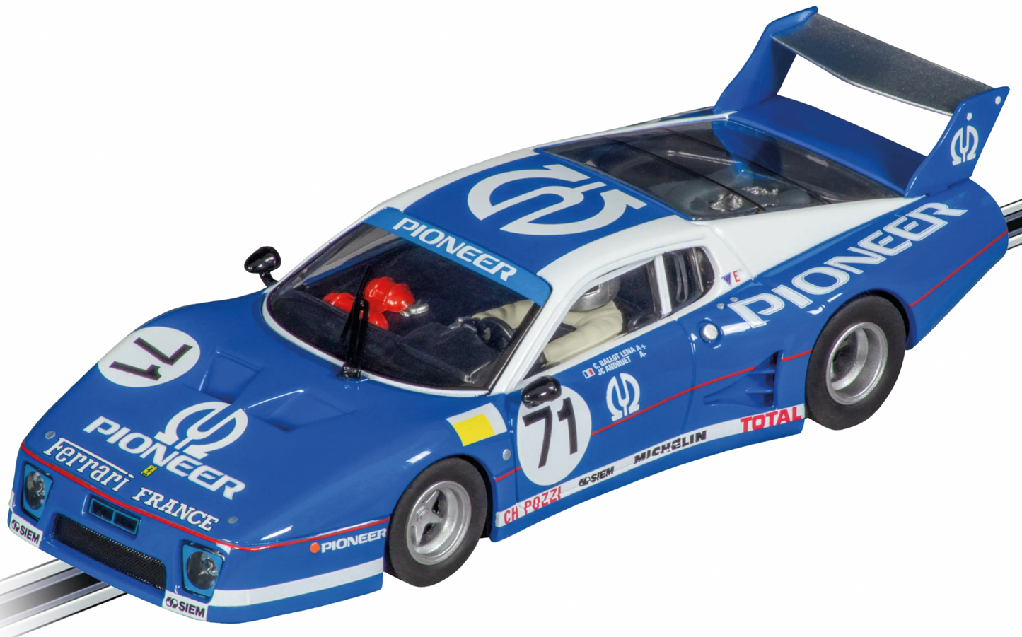 Carrera EVOLUTION Ferrari 512 BB LM C.Pozzi, No.71 1:32 Slot Car