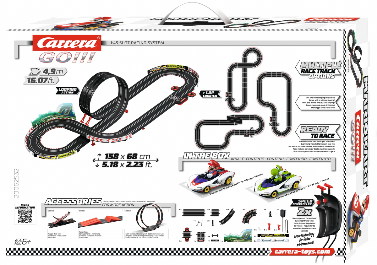 Circuit Mario Kart slot 1/43 Carrera GO!!! - 20062491