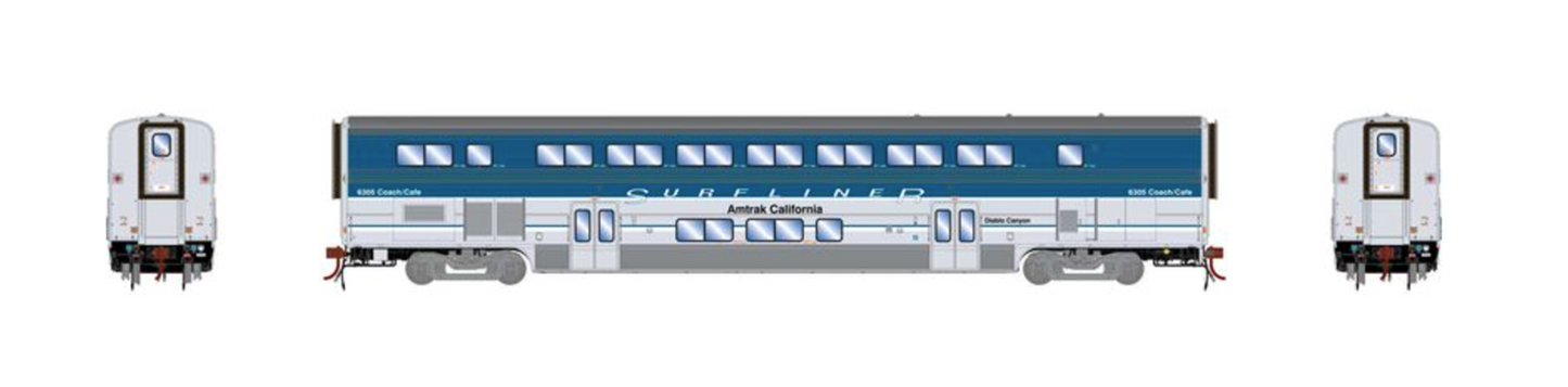 Amtrak Surfliner Diner AMTK/Diablo Canyon #6305 with Lights