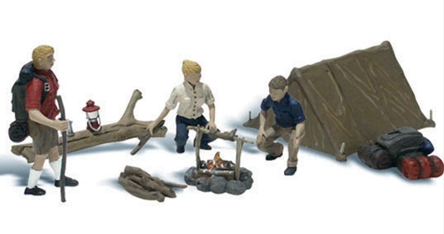 Woodland Scenics WA2199 N Gauge Figures - Campers