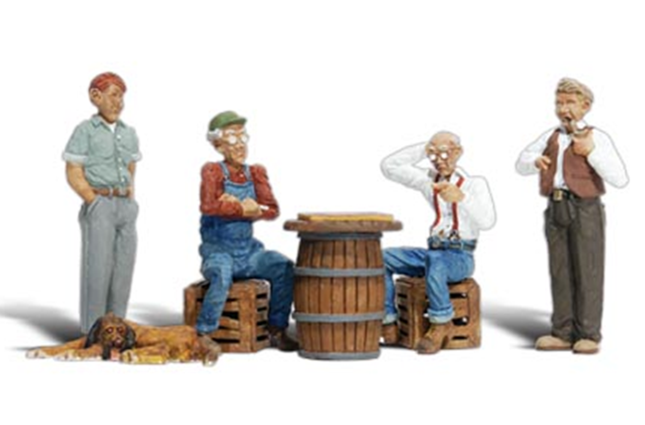 Scenic Accents - Checker Players - HO Scale