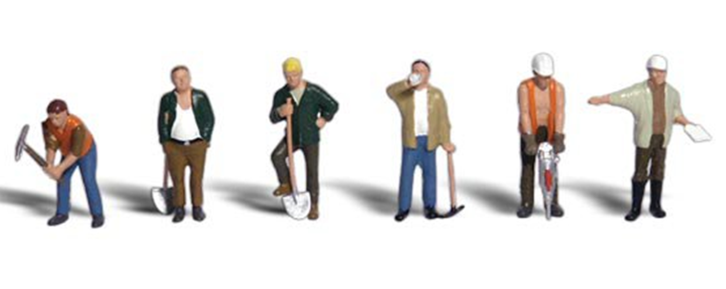 Scenic Accents - Road Crew - HO Scale