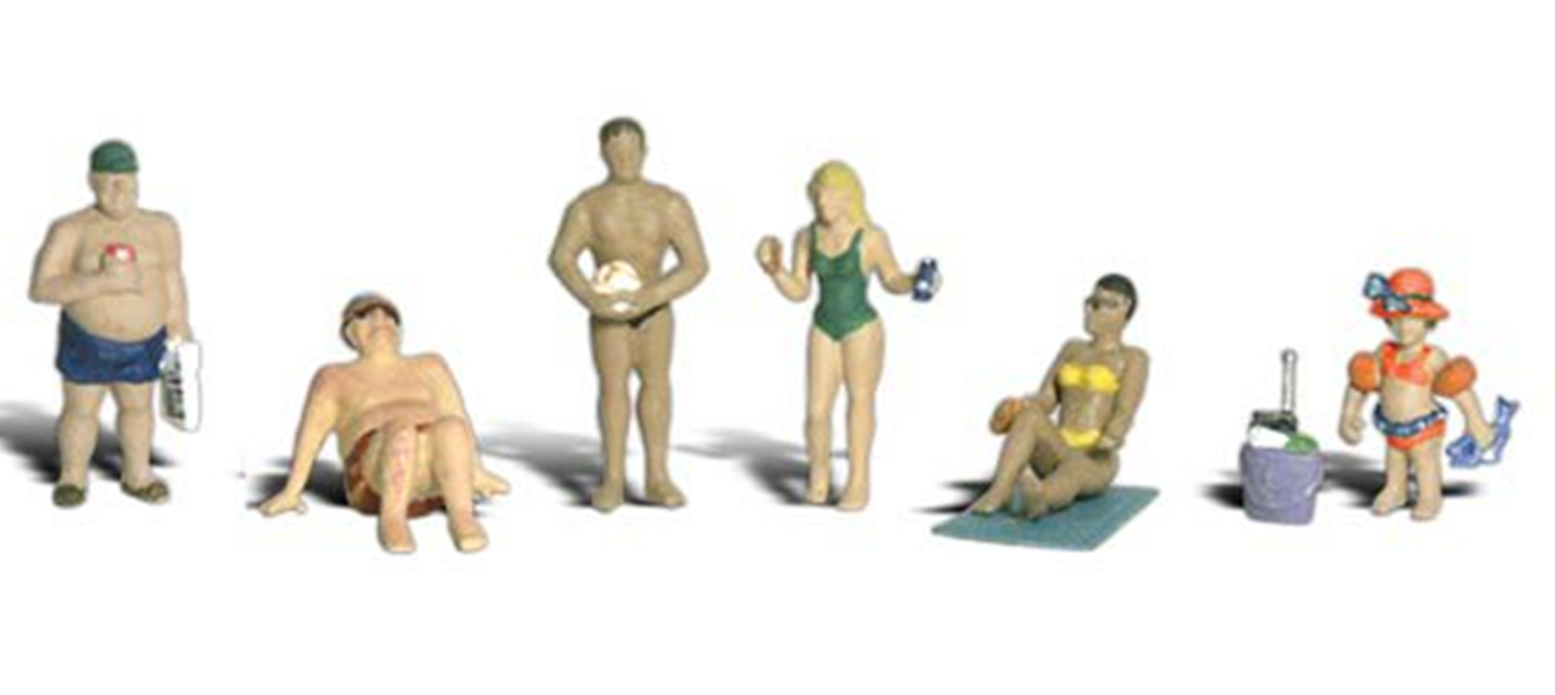 Scenic Accents - Sun Bathers - HO Scale