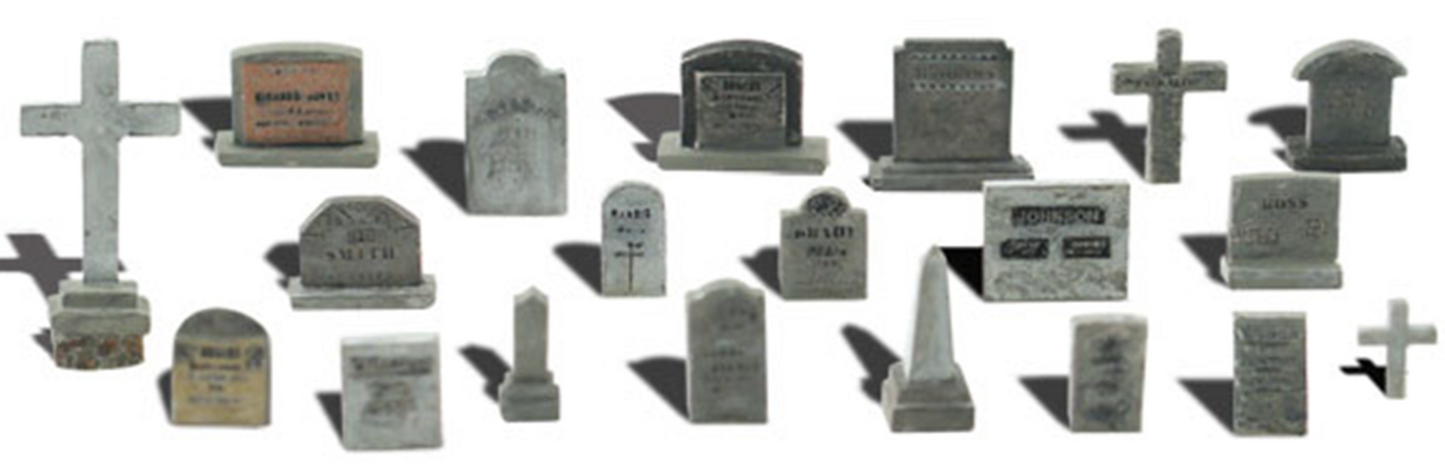 Scenic Accents - Tombstones - HO Scale