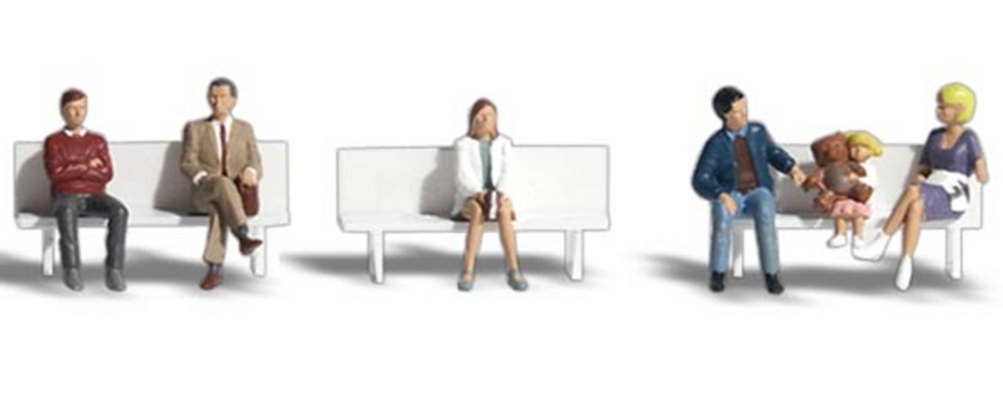 Scenic Accents - Bus Stop People - HO Scale