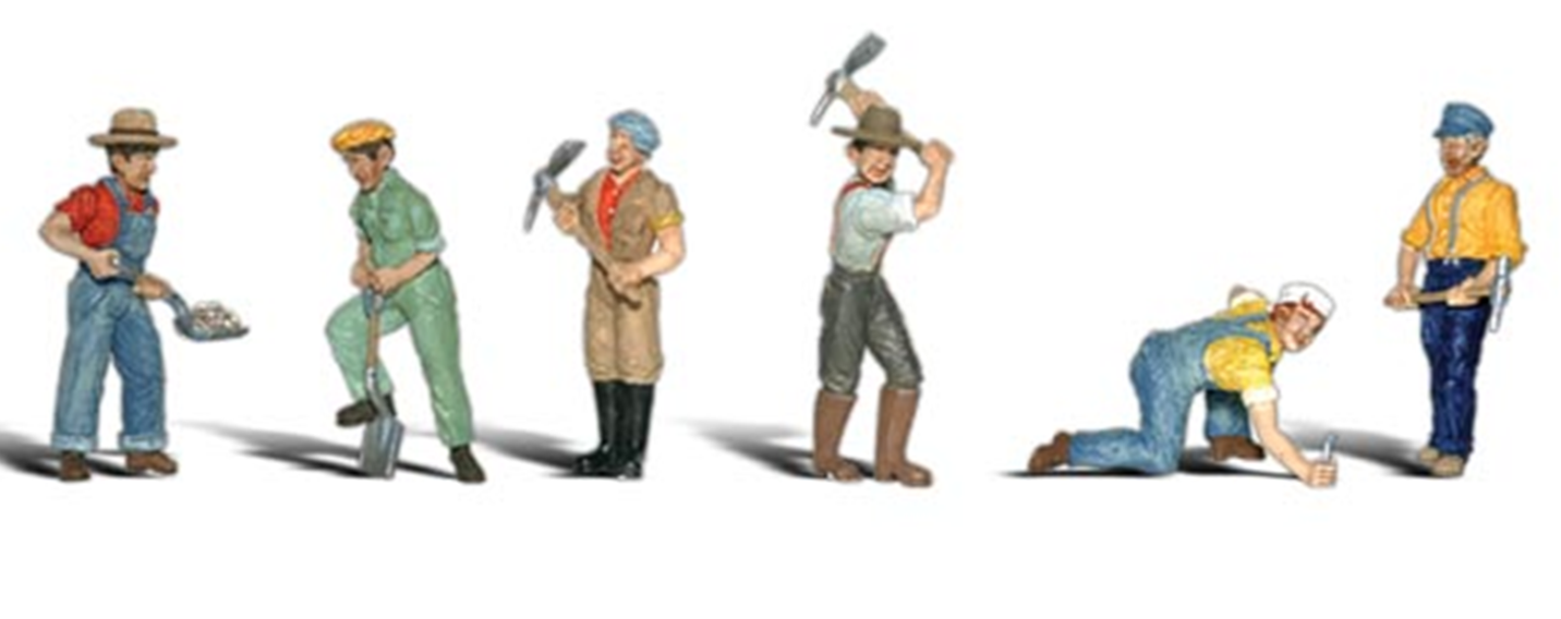 Scenic Accents - Track Workers - HO Scale