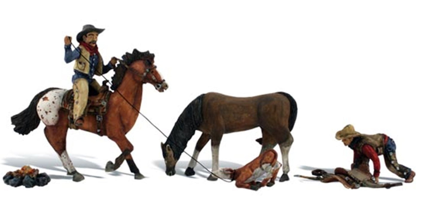 Scenic Accents - Ridin' & Ropin' - HO Scale