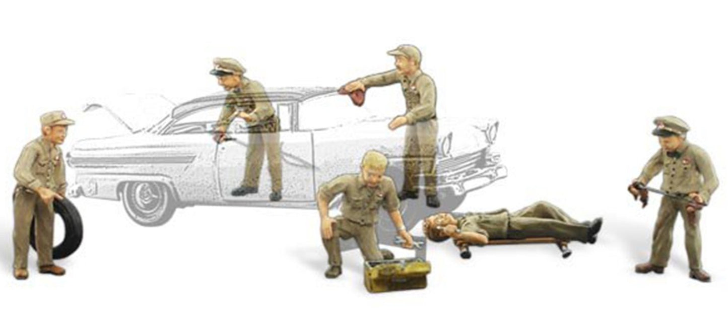 Scenic Accents - Service Station Attendants - HO Scale