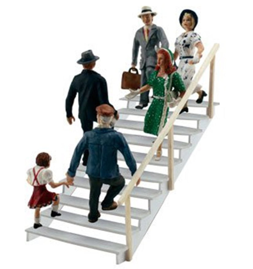 Scenic Accents - Taking the Stairs - HO Scale
