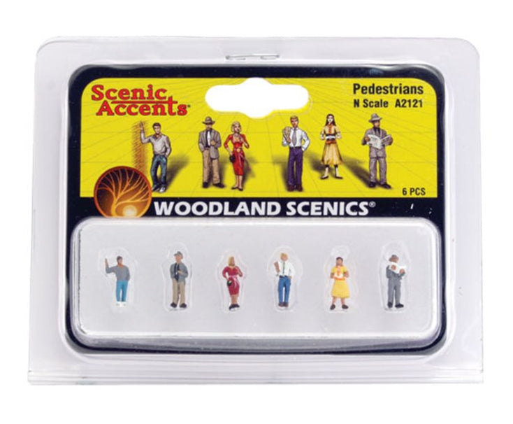 A2121 Scenic Accents - Pedestrians - N Scale