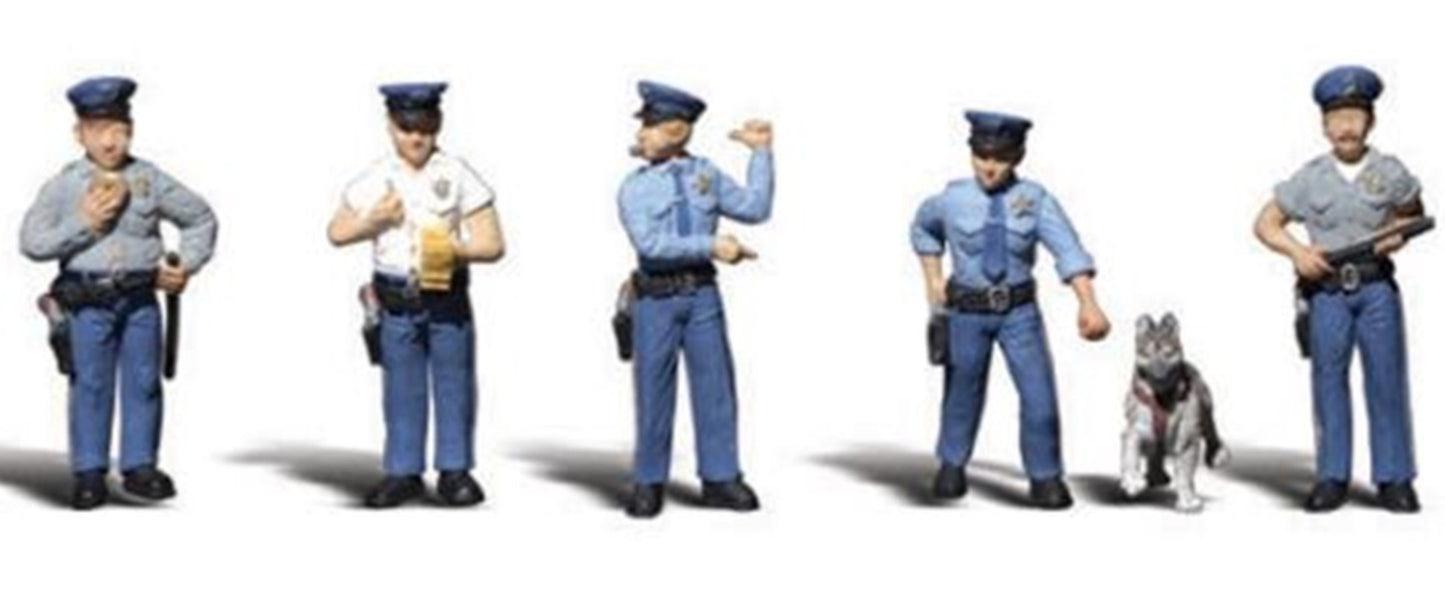 Woodland Scenics WA2122 N Gauge Figures - Policemen