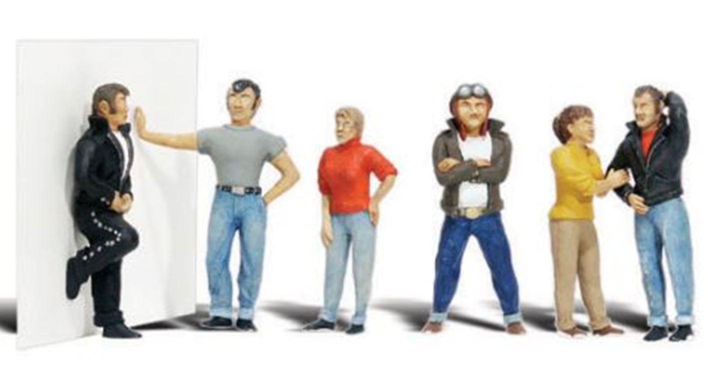 Woodland Scenics WA2136 N Gauge Figures - Rebels