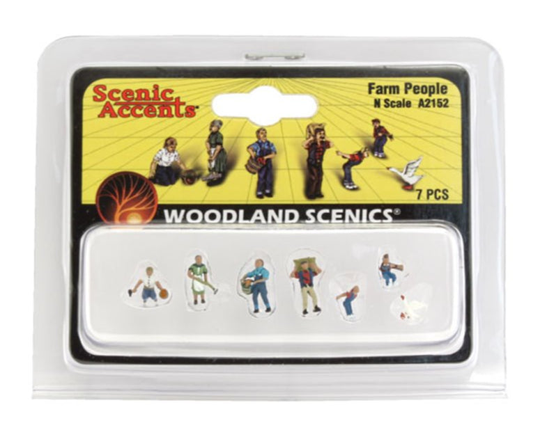 A2152 Scenic Accents - Farm People - N Scale