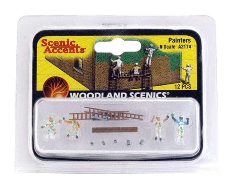 A2174 Scenic Accents - Painters - N Scale