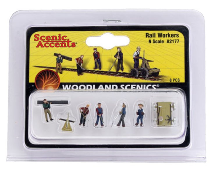 A2177 Scenic Accents - Rail Workers - N Scale