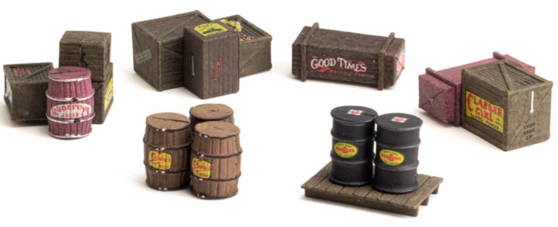 A2739 Scenic Accents - Assorted Crates - O Scale