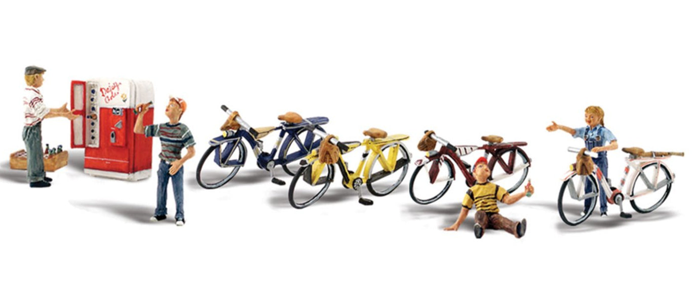Woodland Scenics - O Gauge Bicycle Buddies