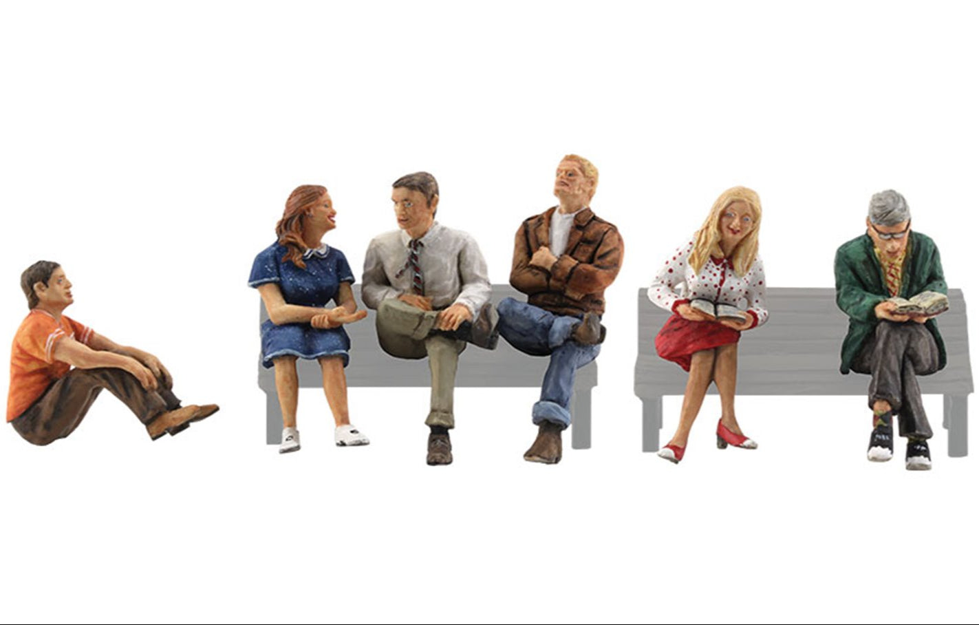 Woodland Scenics - O Gauge People Sitting