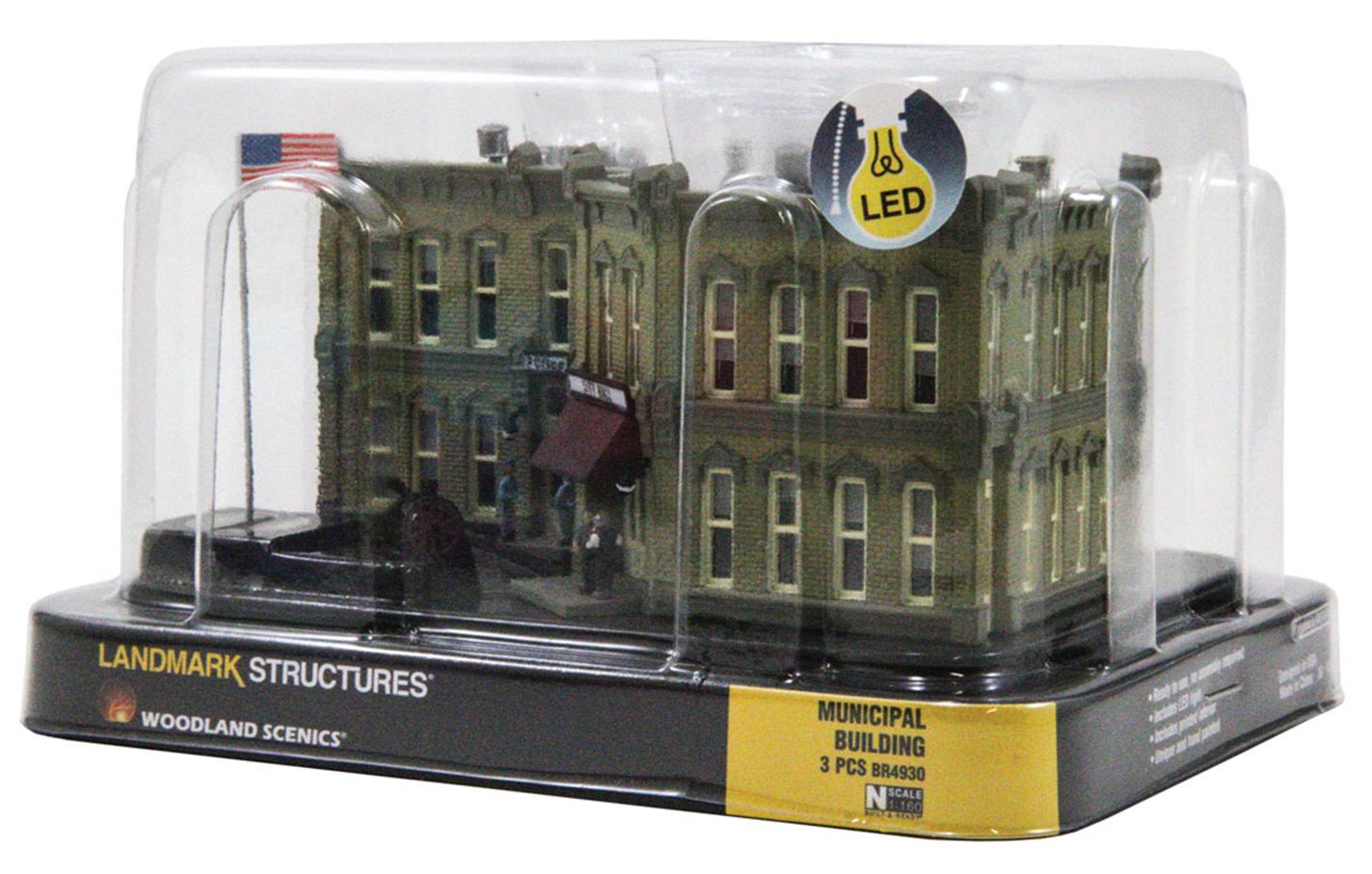 Woodland Scenics - N Gauge Buildings - Municipal Building