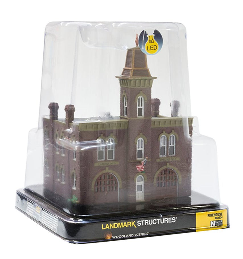 Woodland Scenics - N Gauge Buildings - Firehouse