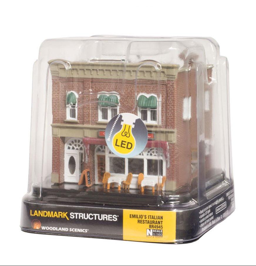 BR4945 Woodland Scenics - N Gauge Buildings - Emilio's Italian Restaurant